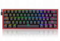 Клавиатура игровая Redragon Fizz  RGB красные свитчи, черный фото