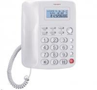 Телефон проводной TEXET TX-250 белый фото