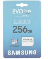 Карта памяти MicroSDXC  256GB Samsung Class 10 Evo Plus U3 (130 Mb/s) (MB-MC256KA/EU) фото