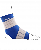 Суппорт голеностопа STARFIT SU-402 усиленный, синий фото
