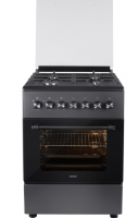 Газоэлектрическая плита NordFrost GE 6064 Gd графит купить ЦИТ Газоэлектрическая плита NordFrost GE 6064 Gd графит фото