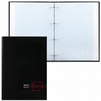 Тетрадь на кольцах БОЛЬШАЯ 210х305мм А4, 100л, обложка картон, клетка, BRAUBERG, Dark, 404101 купить ЦИТ Тетрадь на кольцах БОЛЬШАЯ 210х305мм А4, 100л, обложка картон, клетка, BRAUBERG, Dark, 404101 фото