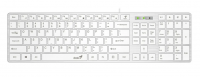 Клавиатура Genius SlimStar 126 White USB фото