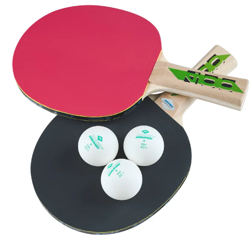 Набор н/т Donic-Schildkröt Fetzner 400 FSC Set (2 ракетки + 3 мяча) фото