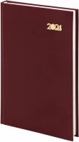 Ежедневник датированный 2025 А5 ,160 листов,  бумвинил бордовый, STAFF, артикул 116014 фото