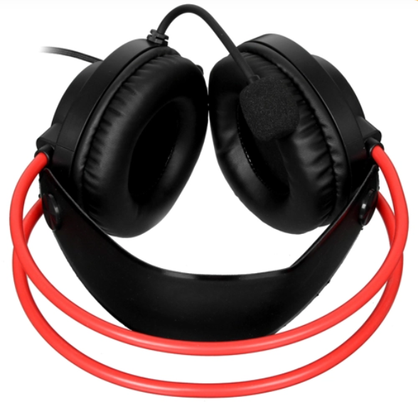 Игровые наушники с микрофоном A4 Bloody G200S черный/красный USB фото