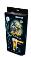 Набор н/т Donic Top Team 500 (1 ракетка + 4 мяча + чехол) фото