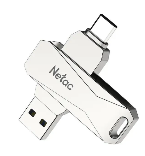 USB флеш-накопитель 128Gb Netac U782C серебро USB 3.0 (NT03U782C-128G-32PN) фото