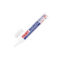 Маркер-краска BRAUBERG PRO PLUS, лаковый 4 мм, БЕЛЫЙ, НИТРО-ОСНОВА, алюминиевый корпус, 151444 фото