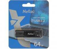USB флеш-накопитель 64GB Netac U336 с защитой от записи USB 3.0 NT03U336S-064G-32BK фото