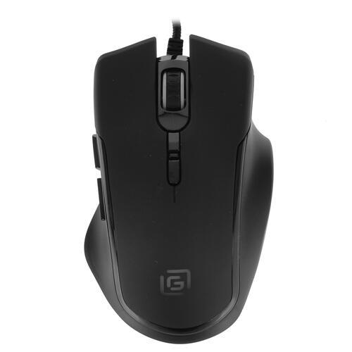 Мышь Оклик 729G LABYRINTH черный оптическая (6400dpi) USB (7but) фото