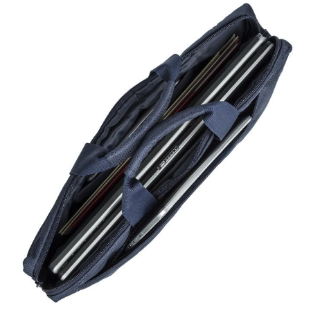 Сумка для ноутбука 15.6" Riva 8035 темно-синий полиэстер (8035 DARK BLUE) фото