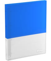 Папка на 4 кольцах Berlingo "Semicolor" А4, 24мм, 700мкм, D-кольца, с внутр. карманом, софт-тач RB4_ фото