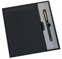 Ежедневник недатированный, А5, 136л., твердый переплет, кожзам, BG "Будь собой", черный, в подарочно фото