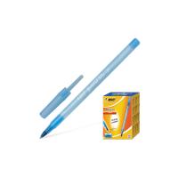 Ручка шариковая BIC Round Stic, СИНЯЯ, корпус голубой, узел 1мм, линия 0,32мм, С ШТРИХКОДОМ, 934598 фото