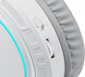 Игровые наушники с микрофоном REDRAGON Mento Белый RGB 3.5мм фото