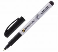 Маркер для CD и DVD BRAUBERG, ЧЕРНЫЙ, тонкий наконечник 1мм, 150418 купить ЦИТ Маркер для CD и DVD BRAUBERG, ЧЕРНЫЙ, тонкий наконечник 1мм, 150418 фото