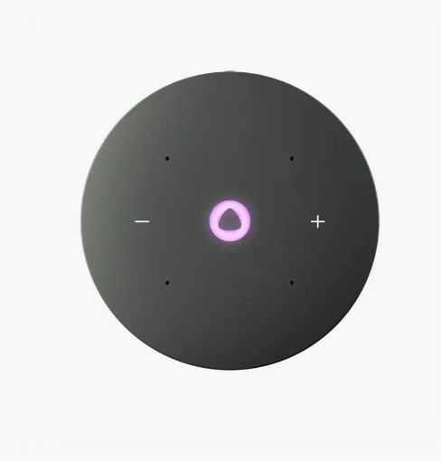Умная колонка Яндекс Станция Мини 3 серая (YNDX-00027GRY) фото