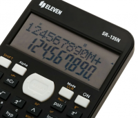 Калькулятор научный Eleven SR-135N, 10+2 разрядов, 240 функций, питание от батарейки, 75,5*148*13мм, фото