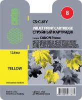 Картридж струйный CACTUS CS-CLI8Y желтый для Canon Pixma iP6600D/iP4200/5200/5200R фото
