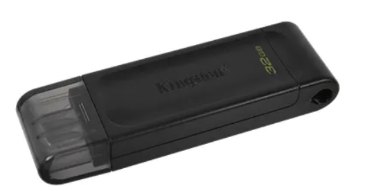 USB флеш-накопитель 32GB Kingston DataTraveler 70 чёрный USB 3.0 DT70/32GB фото
