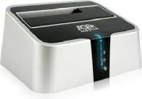 Док-станция для HDD AgeStar 3CBT2 SATA II пластик серебристый 2.5"/3.5" фото