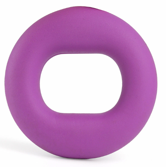 Эспандер кистевой "Fortius" с двумя нагрузками 5 -15 кг (фиолетовый) фото