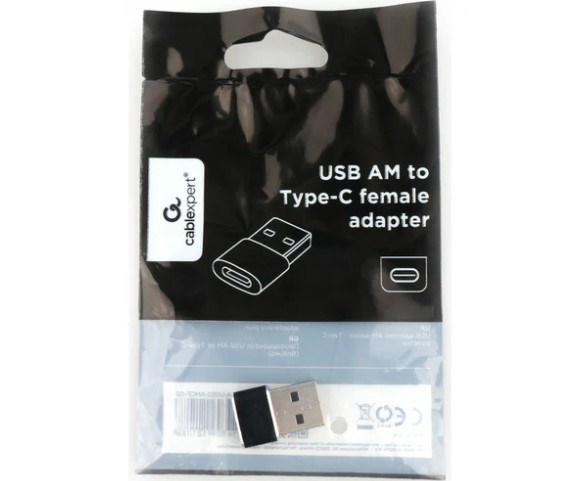 Переходник Usb - TypeC Cablexpert A-USB2-AMCF-02 фото