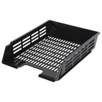 Лоток горизонтальный для бумаг BRAUBERG "Basic",А4 (360х270х75 мм), с пазами,сетчатый,черный,237011 купить ЦИТ Лоток горизонтальный для бумаг BRAUBERG "Basic",А4 (360х270х75 мм), с пазами,сетчатый,черный,237011 фото