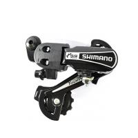 Переключатель скоростей задний Shimano Tourney, TY21-B, SS, 6ск., крепление на болт, цв. черн.,31012 фото