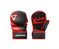 Перчатки MMA INSANE HYBRID IN24-MG100, красный (L) фото
