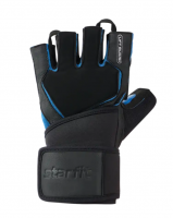 Перчатки для фитнеса STARFIT WG-201, черный/синий (S) купить ЦИТ Перчатки для фитнеса STARFIT WG-201, черный/синий (S) фото