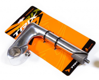 Вынос руля TRIX, алюминиевый кованый, Road, для резьбовой вилки 1", под руль  25,4-26,0мм, одноболто фото