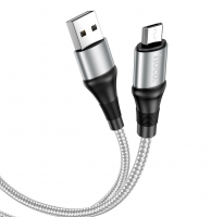 Кабель USB - MicroUSB HOCO X50 1м серый фото