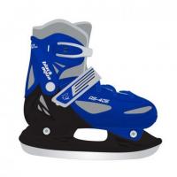 Раздвижные коньки BlackAqua (р.34-37, синий) фото