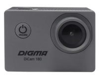 Экшн-камера Digma DiCam 180 Серый фото