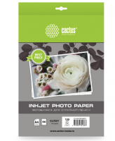 Фотобумага Cactus CS-GA4130100ED A4/130г/м2/100л./белый глянцевое для струйной печати фото