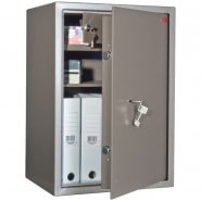 Сейф офисный AIKO "ТМ-63Т", 630х440х355 мм, 34 кг, ключевой замок, трейзер, полка фото