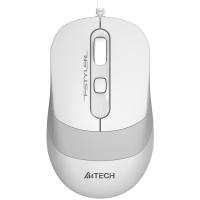 Мышь A4 Fstyler FM10 белый/серый оптическая (1600dpi) USB (4but) фото