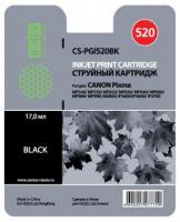 Картридж струйный CACTUS CS-PGI520BK черный для Canon Pixma iP3600/4600/540/620/630/980  фото
