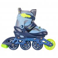 Роликовый коньки Tech Team Lotus Blue р.30-33 (S) фото