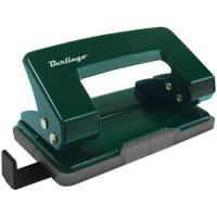 Дырокол Веrlingo до 10 л. "Universal", металлический, ассорти, с линейкой фото