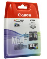 Картридж струйный Canon PG-510/CL-511 2970B010 многоцветный/черный набор для Canon 240/260/280/480/4 купить ЦИТ Картридж струйный Canon PG-510/CL-511 2970B010 многоцветный/черный набор для Canon 240/260/280/480/4 фото