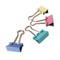 Зажим для бумаг 19 мм, цветные фото