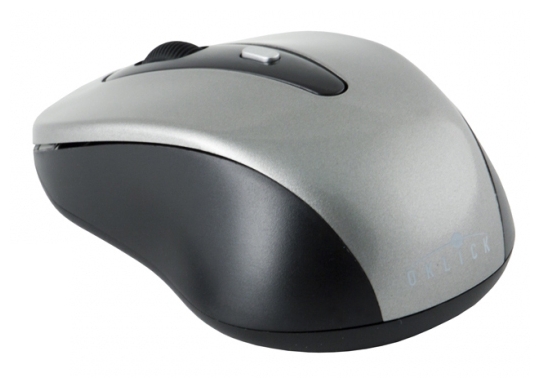 Мышь Oklick 435MW серый/черный оптическая (1600dpi) беспроводная USB (3but) фото