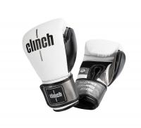 Перчатки боксерские Clinch Punch 2.0 бело-черно-бронзовые 12 унций фото