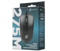 Мышь Oklick 275M черный оптическая (1200dpi) USB фото