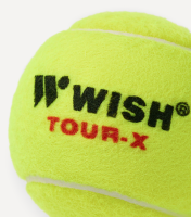 Мяч для большого тенниса WISH TOUR-X 830 желтый фото