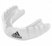 Капа одночелюстная Adidas Opro Snap-Fit Mouthguard белая (размер Senior) adiBP30  фото