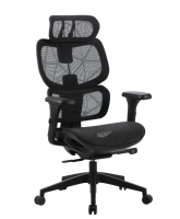 Кресло Cactus CS-MC555-BK черный сетка с подголов. крестов. пластик пластик черный  фото